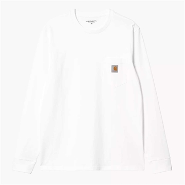 Carhartt T-shirt Pocket l/s White